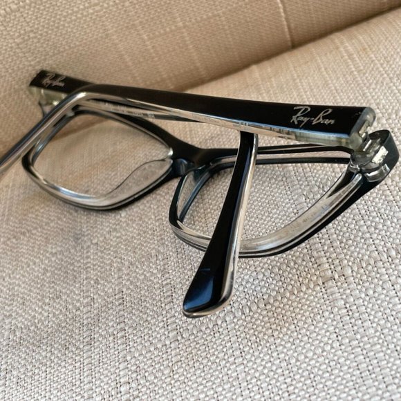 Ray-Ban Women Eyeglasses Black/Clear RB1550 18[]15 130 small face - Picture 4 of 11